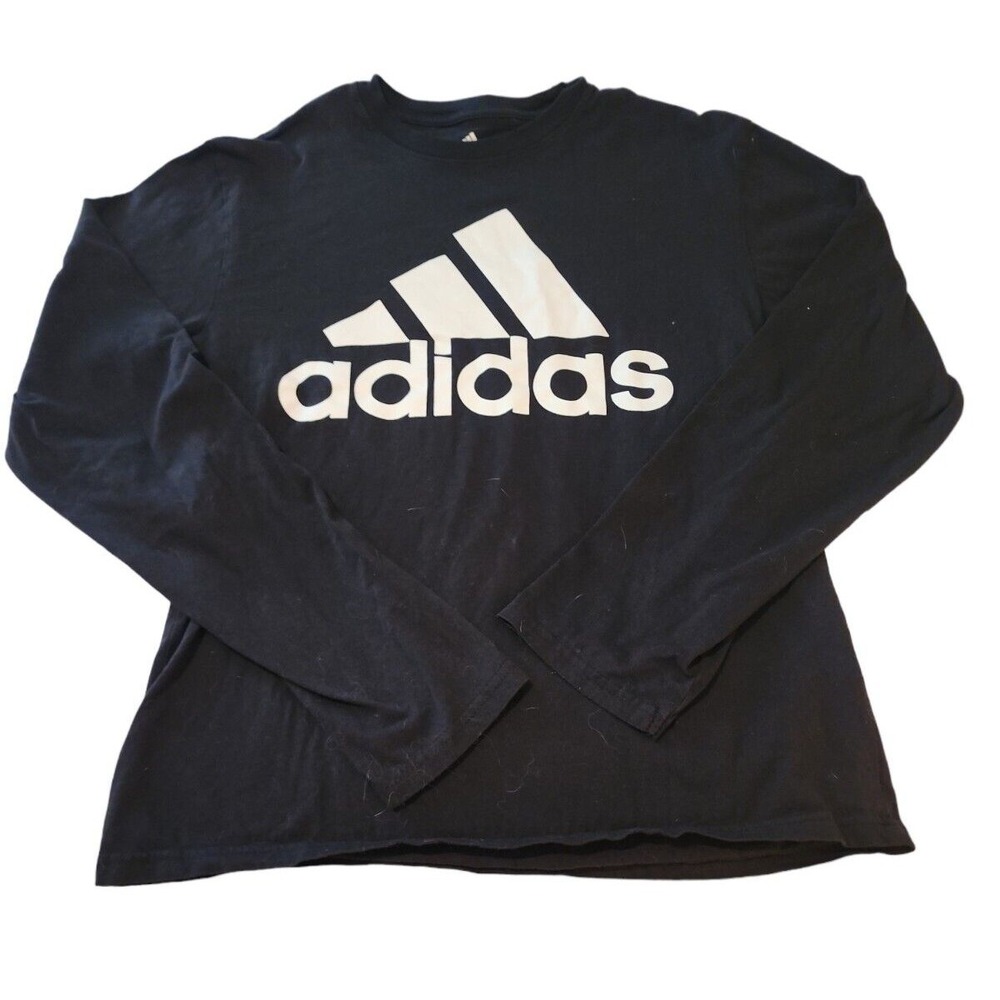 Adidas Golf Long Sleeve T-Shirt Athletic Training Tee‎ Black Small
